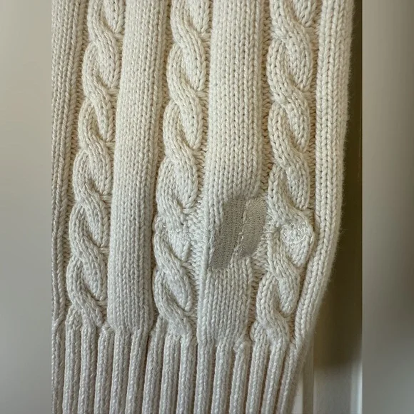 Prince Pickleball Women's Cable Knit Cardigan Tennis Sweater Cream Size Small - Picture 6 of 9